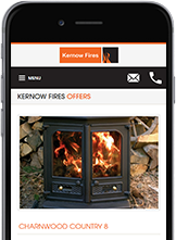 Web Designers from Cornwall built the Kernow Fires website.