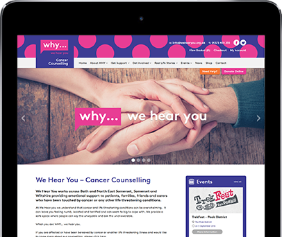 Cornwall Web Designers built the We Hear You website.